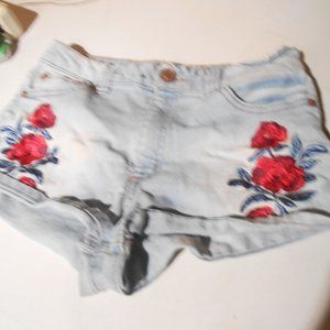 almost famous high rise jean shorts 5